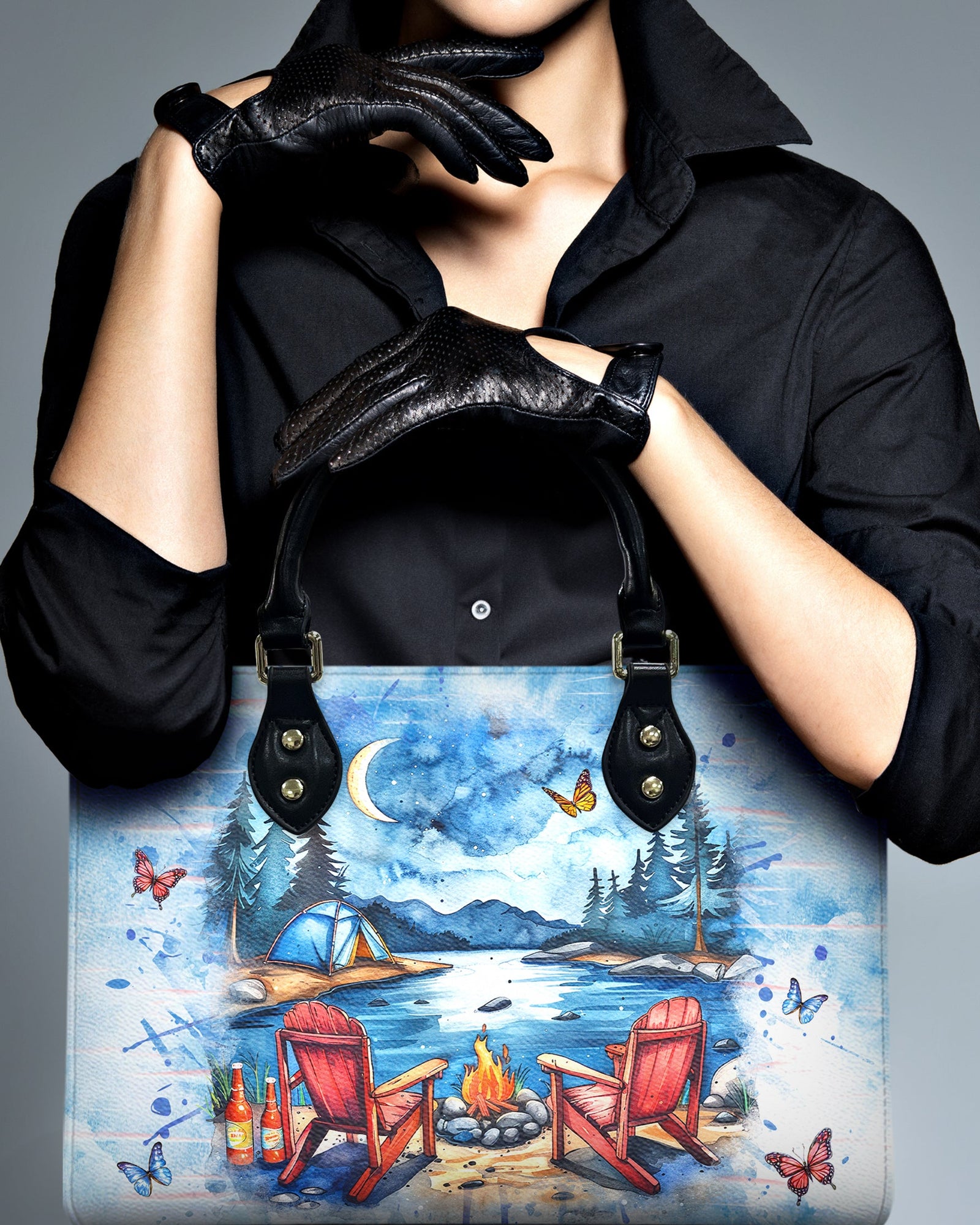 BLISSCORNERS CAMPFIRE LEATHER HANDBAG