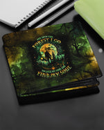 BLISSCORNERS AND INTO THE FOREST I GO BIGFOOT LEATHER WALLET