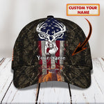 Blisscorners Deer Hunting American Classic Personalized Cap
