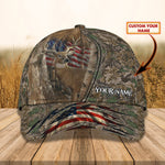 Blisscorners Deer Hunting America Classic Personalized Cap