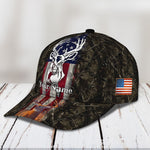 Blisscorners Deer Hunting American Classic Personalized Cap