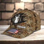 Blisscorners Deer Hunting American Camo Personalized Cap