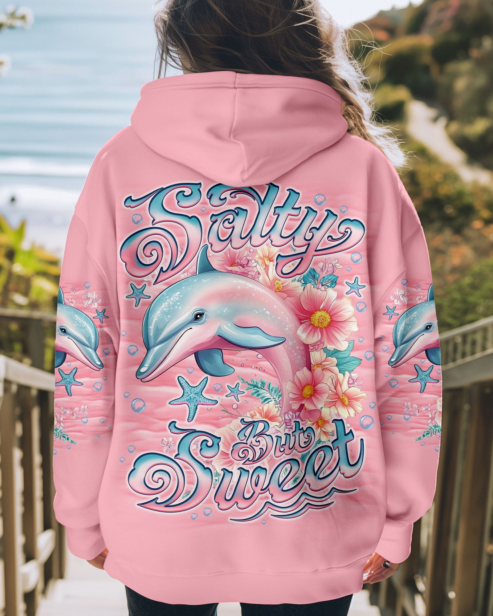 BLISSCORNERS SALTY BUT SWEET DOLPHIN ALL OVER PRINT