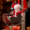 (Photo Inserted) Blisscorners Adorable Newborn Baby - Personalized Custom Acrylic Ornament