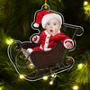 (Photo Inserted) Blisscorners Adorable Newborn Baby - Personalized Custom Acrylic Ornament