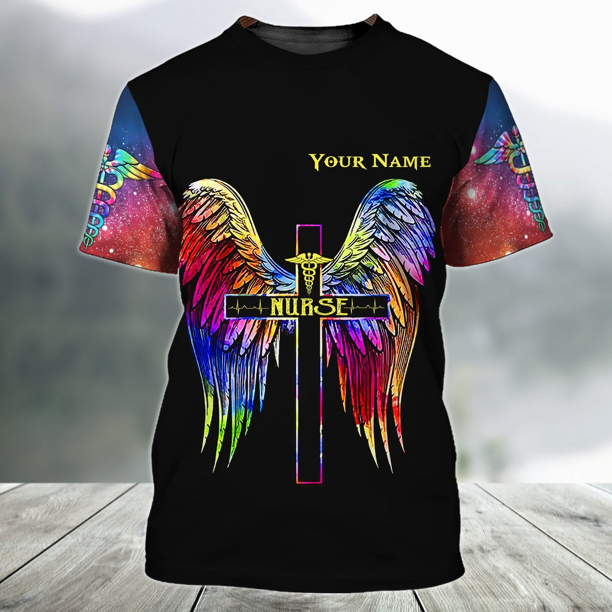Blisscorners Nurse - Personalized Name 3D T-Shirt, God Found Some Of The Strongest Women and Make Them Nurse