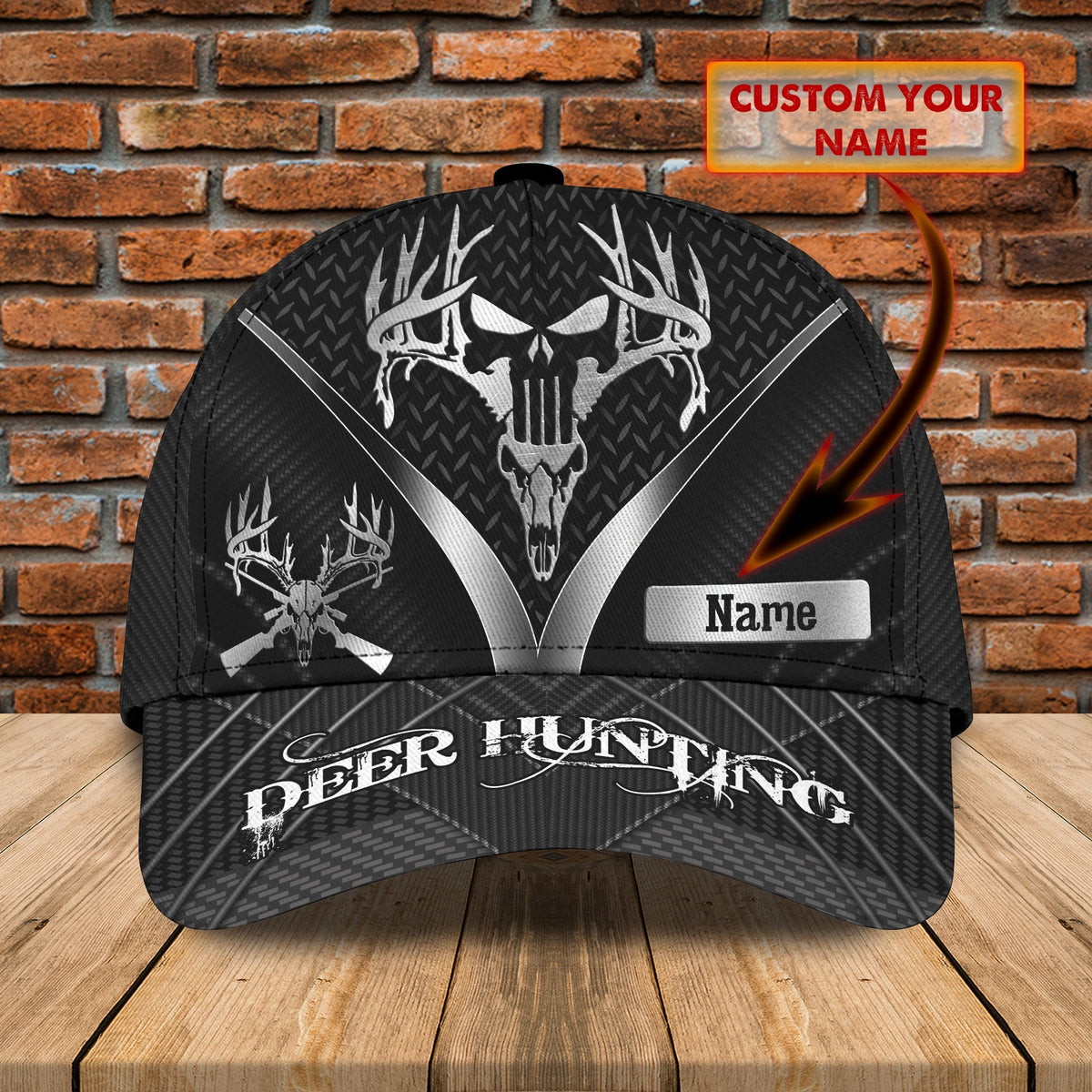Blisscorners Deer Hunting Skull Classic Personalized Cap