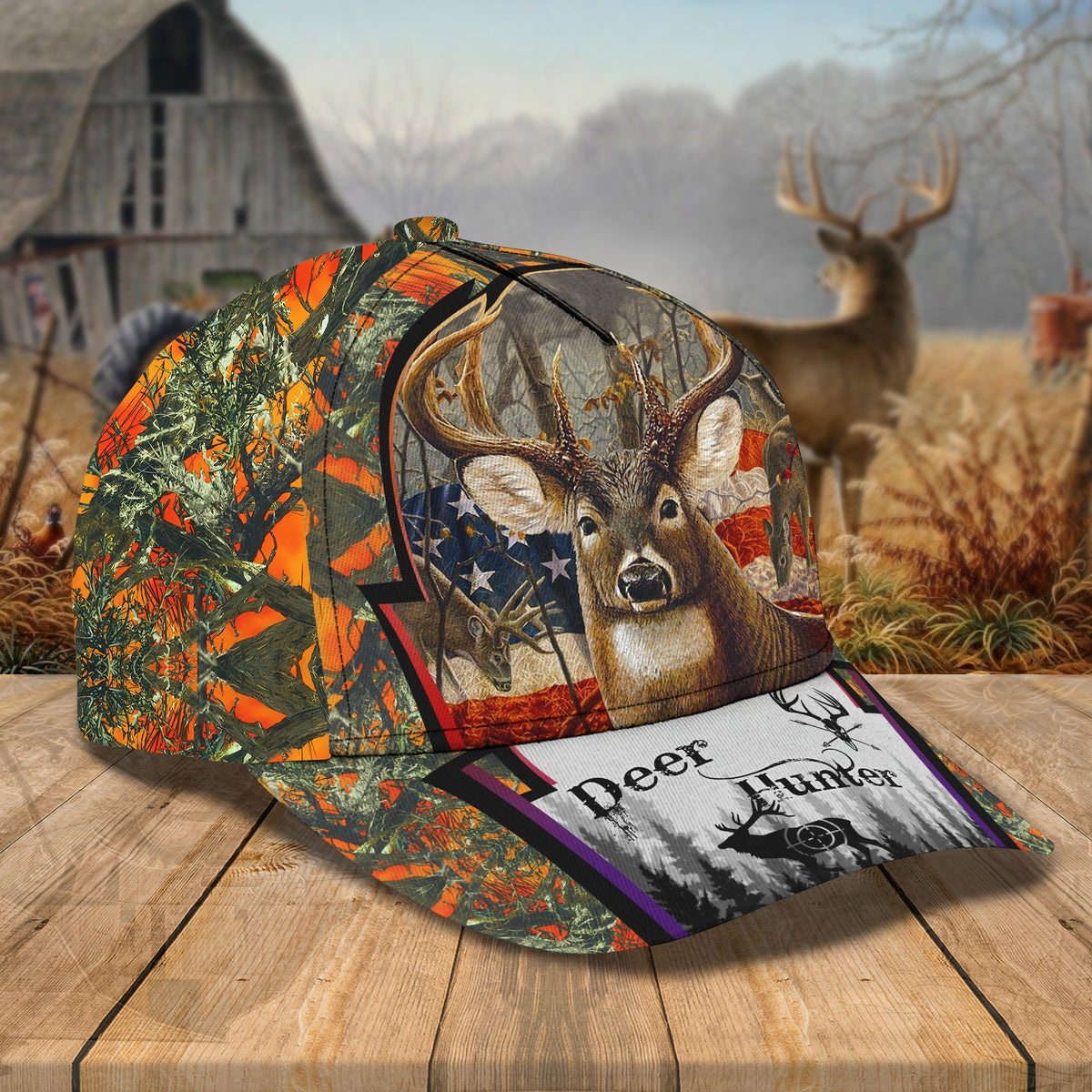 Blisscorners Deer Hunting Classic Personalized Cap