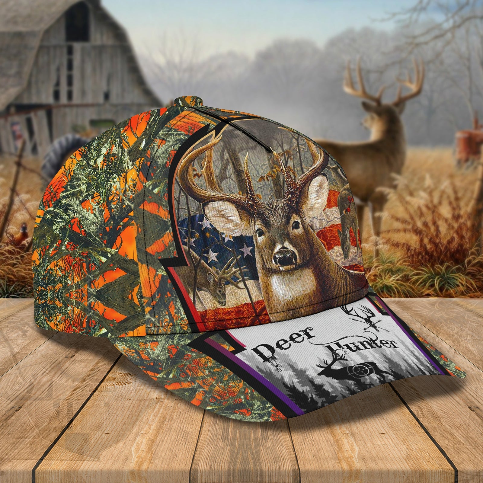 Blisscorners Deer Hunting Classic Personalized Cap