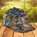 Blisscorners Deer Hunting America Classic Personalized Cap