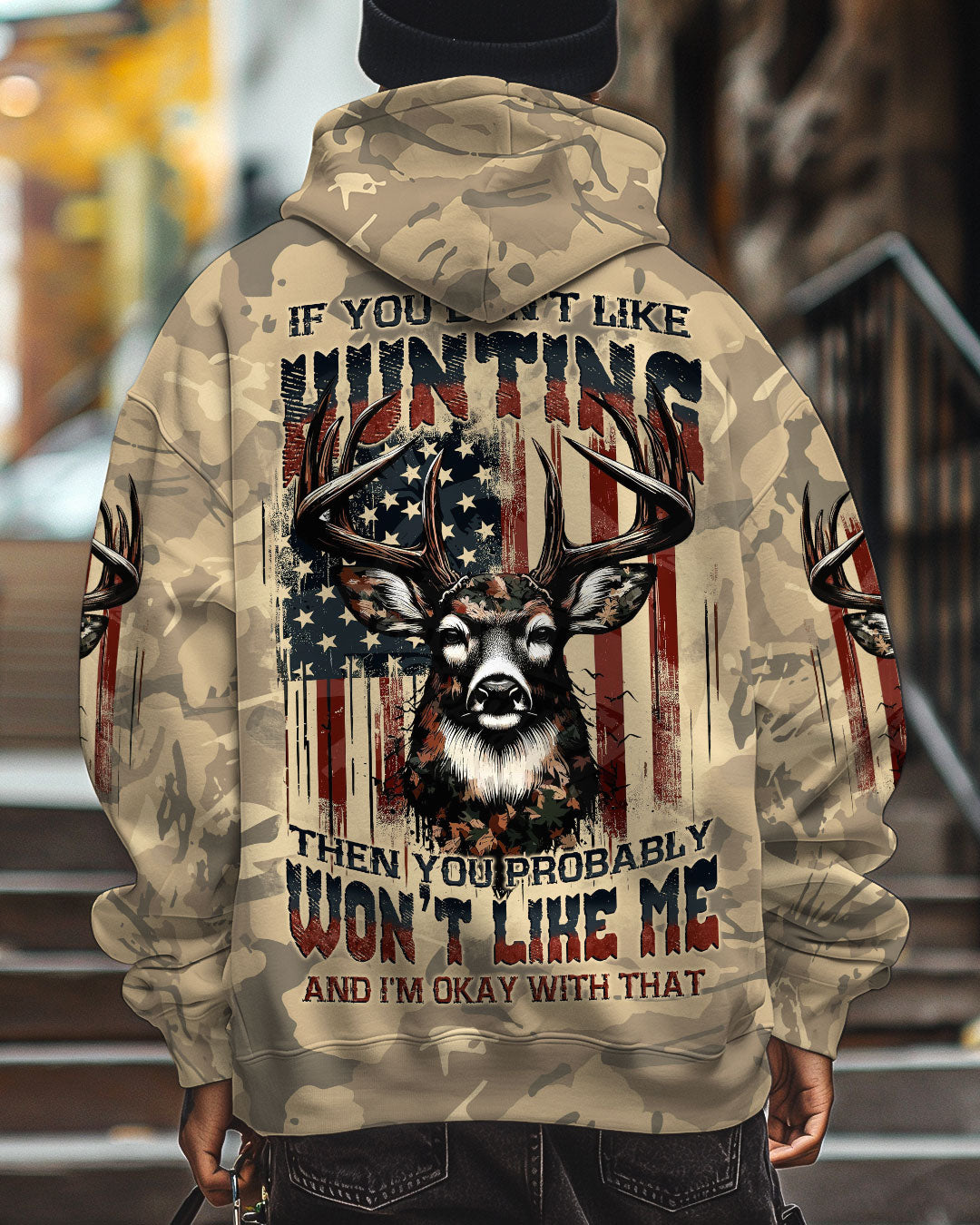 BLISSCORNERS IF YOU DON'T LIKE HUNTING ALL OVER PRINT