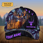 Blisscorners Custom Name Thiego Deer Hunting Premium 3D Printed Cap