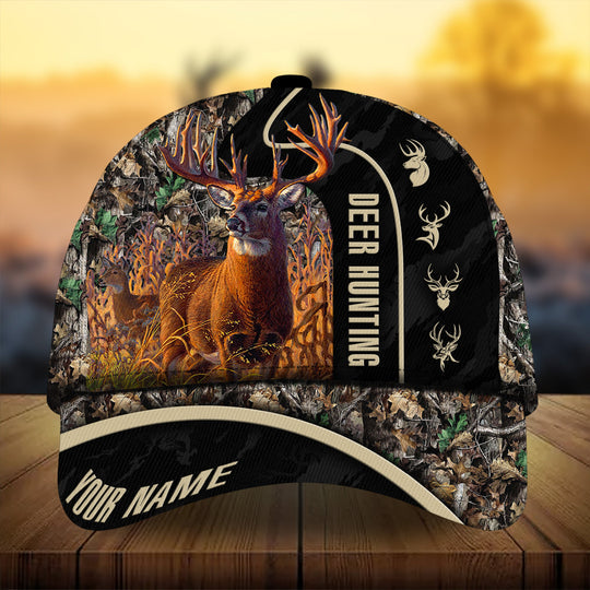 Blisscorners Deer Hunting Personalized Cap 3D