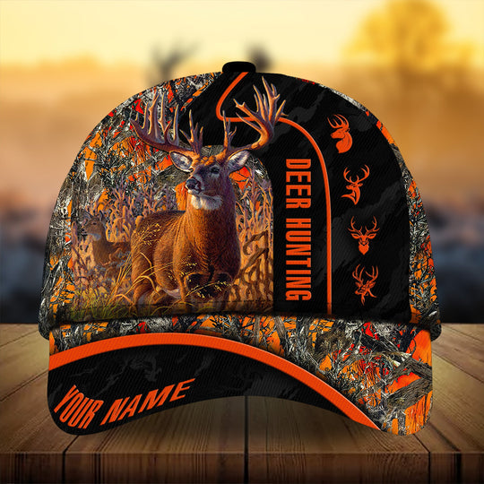Blisscorners Deer Hunting Personalized Cap 3D