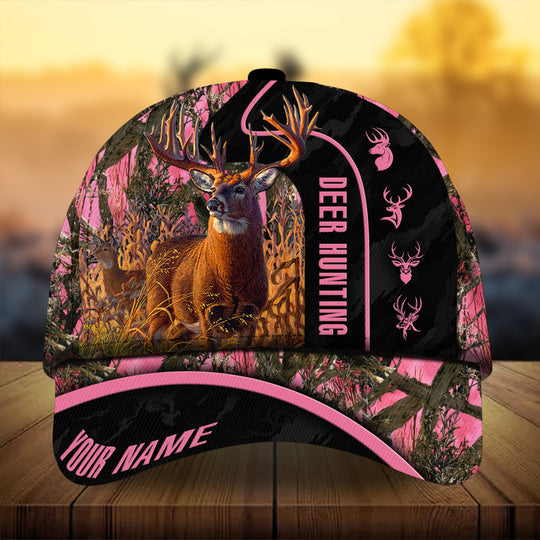 Blisscorners Deer Hunting Personalized Cap 3D