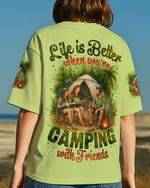 BLISSCORNERS CAMPING WITH FRIENDS ALL OVER PRINT