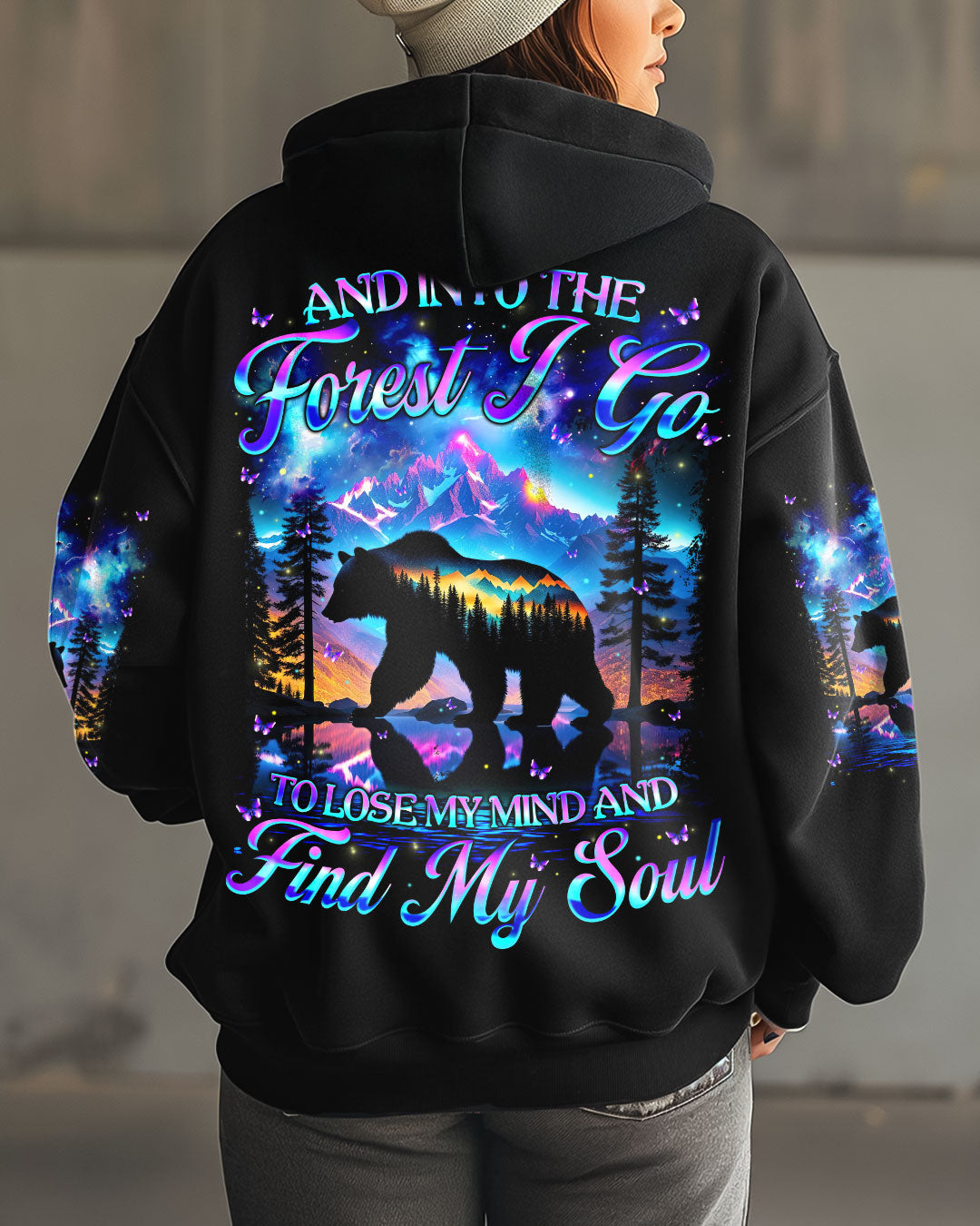 BLISSCORNERS AND INTO THE FOREST I GO ALL OVER PRINT