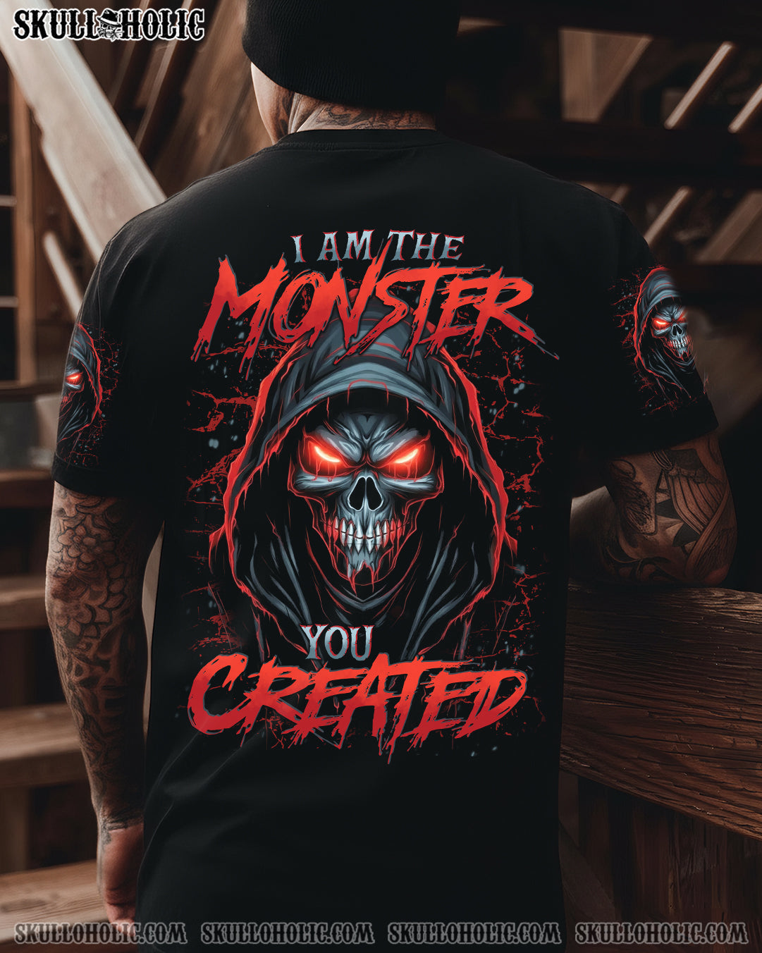 BLISSCORNERS I AM THE MONSTER YOU CREATED ALL OVER PRINT
