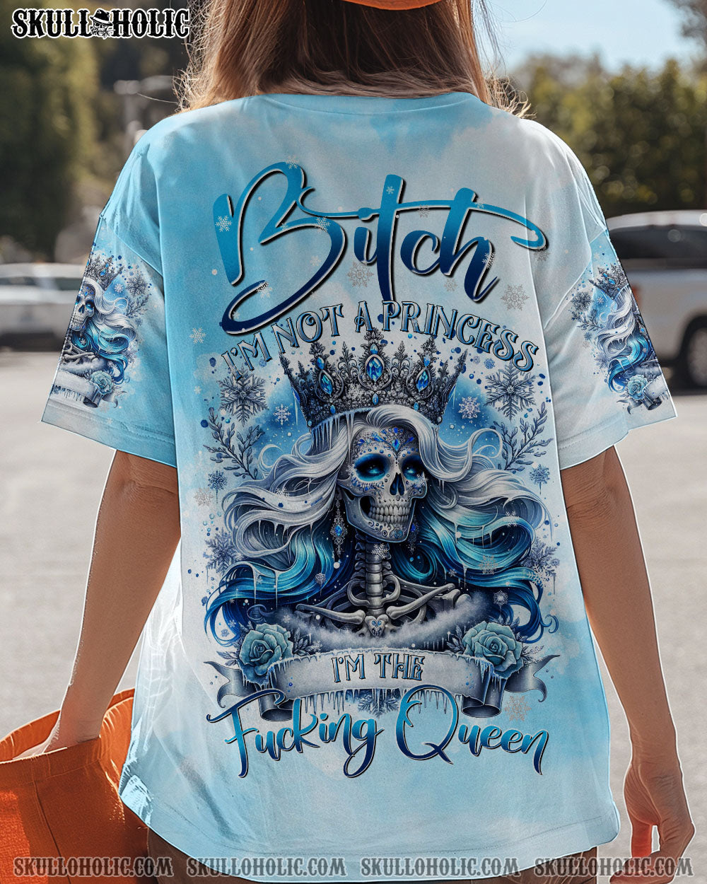 BLISSCORNERS I'M THE FKING QUEEN SKULL CHRISTMAS ALL OVER PRINT