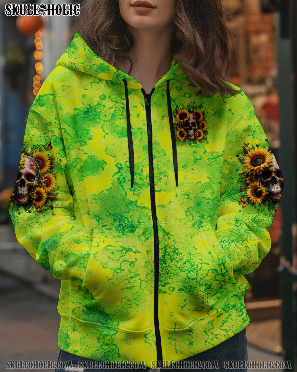 BLISSCORNERS SHE IS SUNSHINE MIXED WITH A LITTLE HURRICANE ALL OVER PRINT