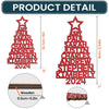 Custom Family Names 2024 Christmas Tree Ornament Up To 14 Names - Personalized Family Ornament