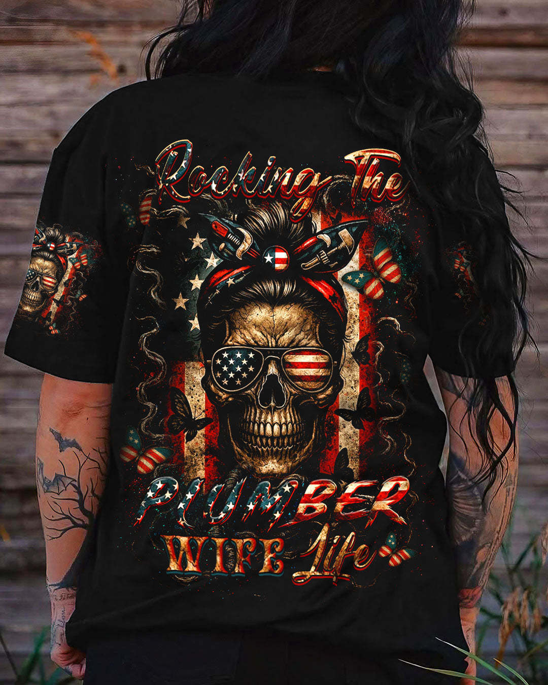 BLISSCORNERS PLUMBER WIFE LIFE ALL OVER PRINT