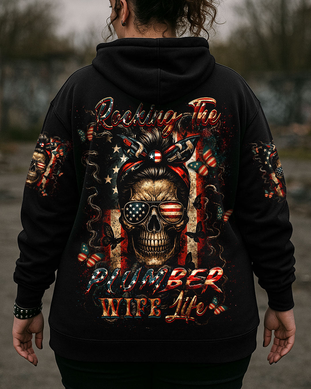 BLISSCORNERS PLUMBER WIFE LIFE ALL OVER PRINT
