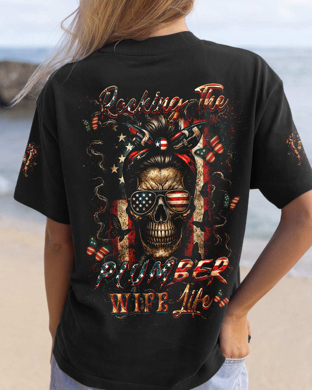 BLISSCORNERS PLUMBER WIFE LIFE ALL OVER PRINT