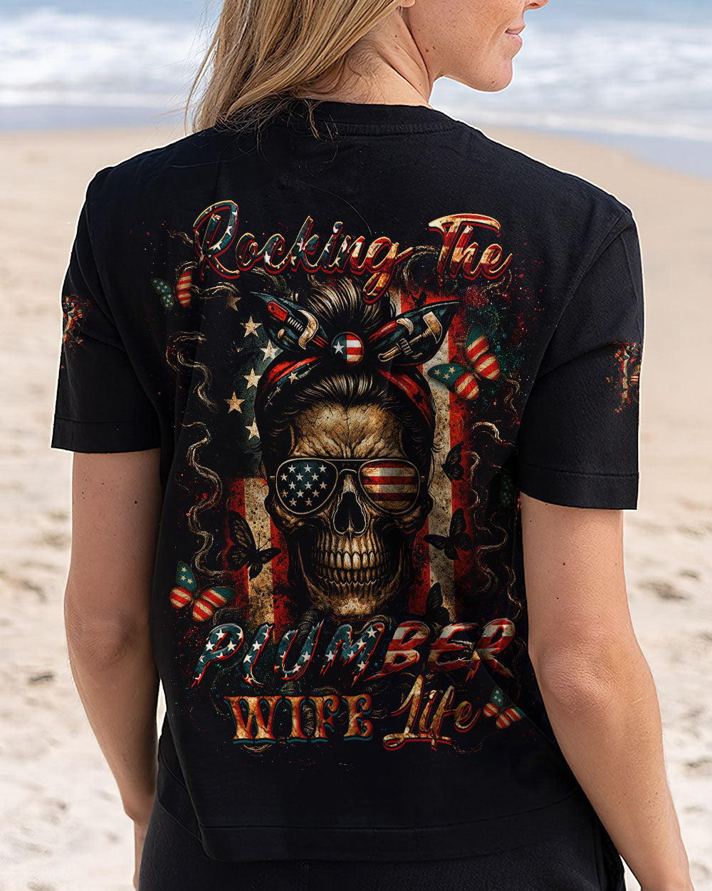 BLISSCORNERS PLUMBER WIFE LIFE ALL OVER PRINT