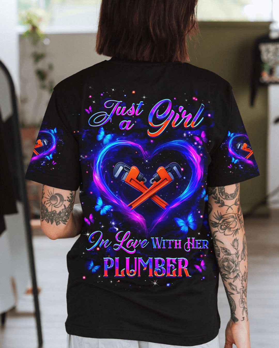 BLISSCORNERS I WAS BORN TO BE A TRUCKER ALL OVER PRINT