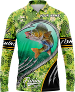 Blisscorners Walleye Fishing Customize Name 3D Shirts
