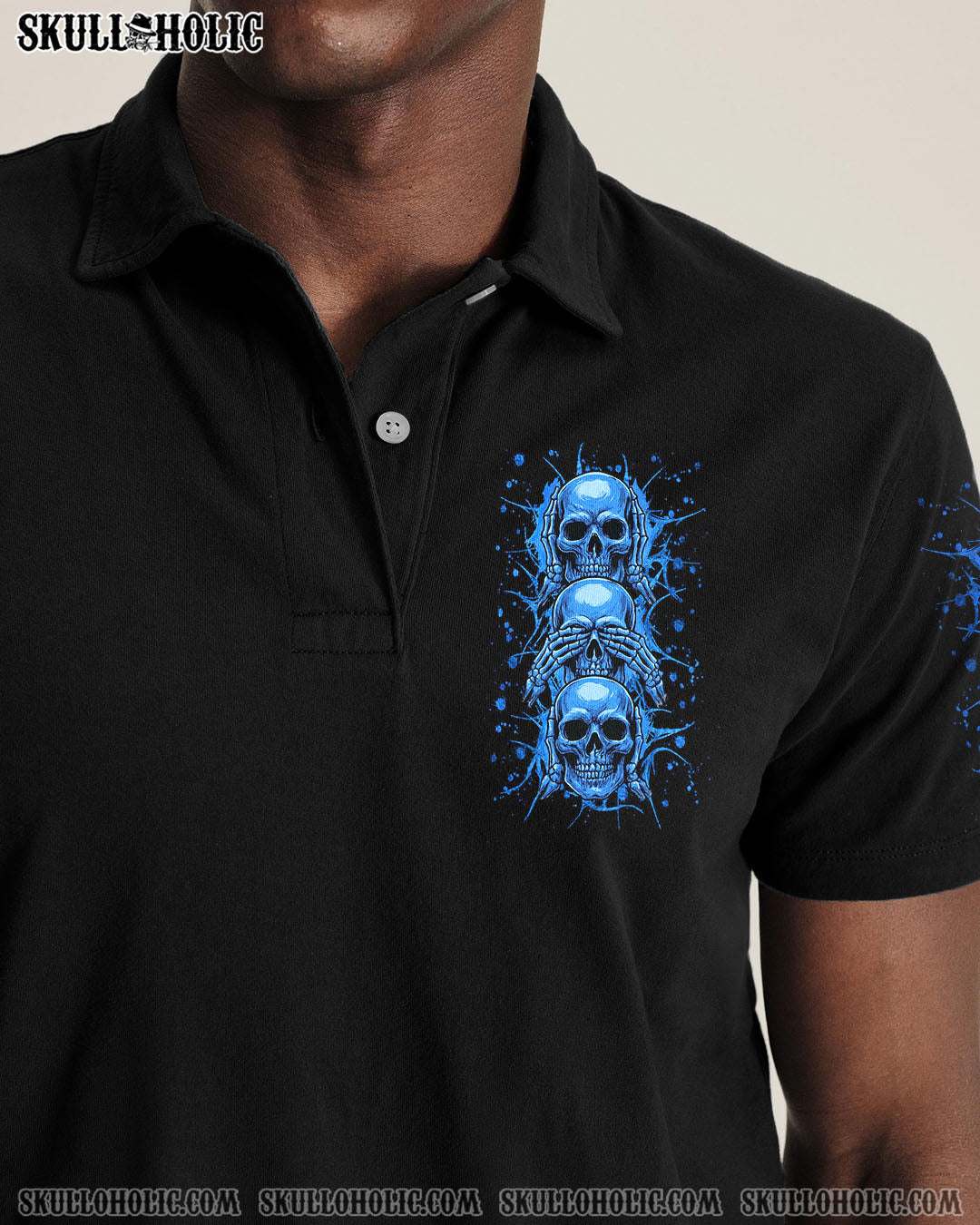 BLISSCORNERS STUCK BETWEEN IDK IDC AND IDGAF SKULL ALL OVER PRINT