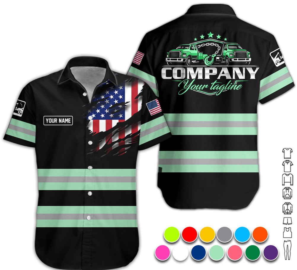 Blisscorners Custom Name Seafoam Shirt for Husband, Truck Driver, Long Haul CDL Gift, Diesel Mechanic Shirt, Apparel Trucker