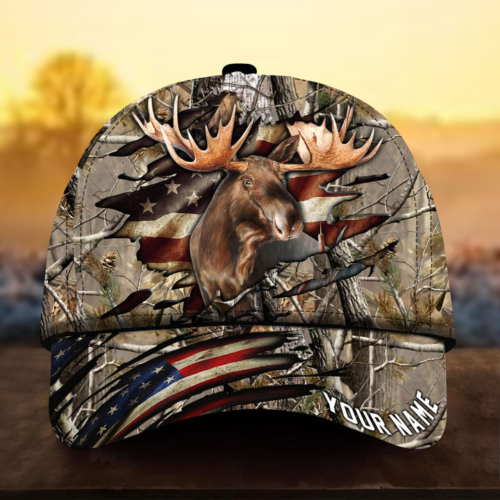 Blisscorners Colorful Premium Loralle Hunting Deer Personalized Hats 3D Multicolored