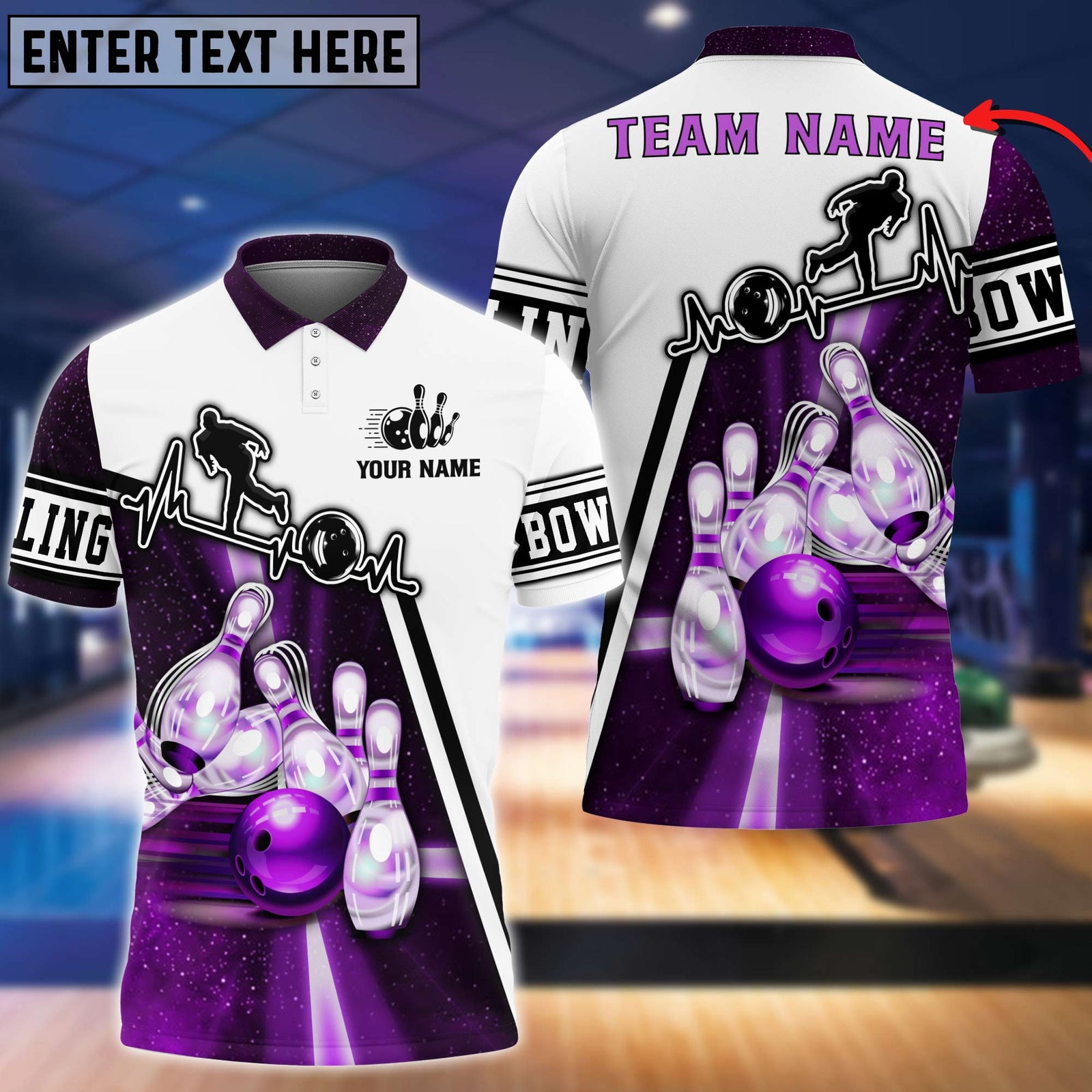 Blisscorners Light Bowling Player Multicolor Option Customized Name 3D Shirt