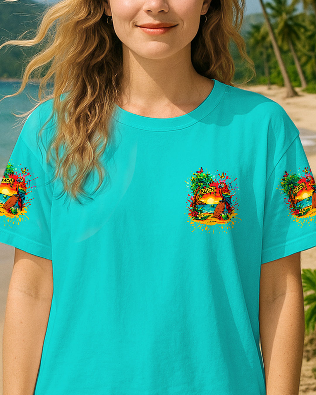 BLISSCORNERS I'M ON ISLAND TIME ALL OVER PRINT