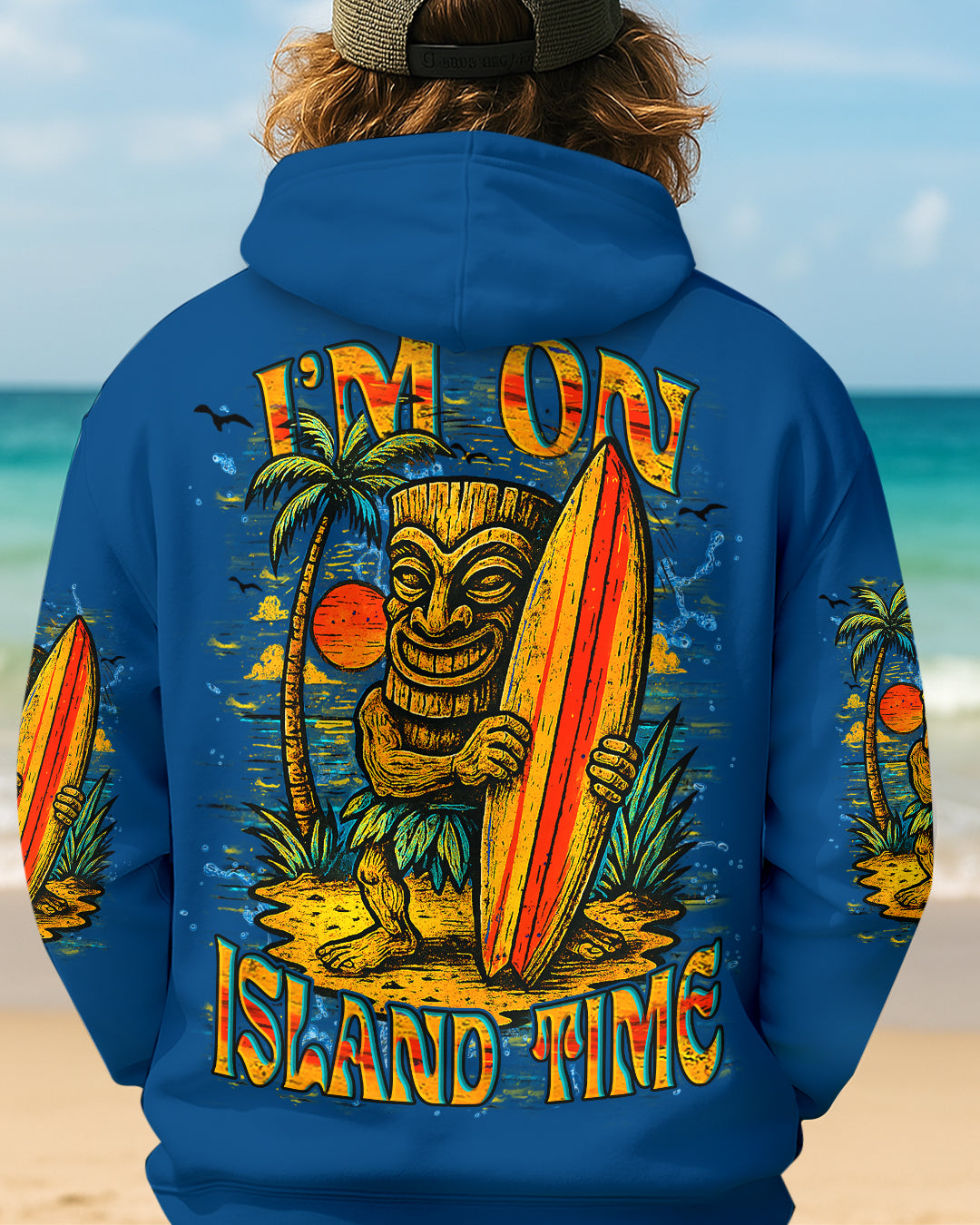 BLISSCORNERS I'M ON ISLAND TIME TIKI ALL OVER PRINT
