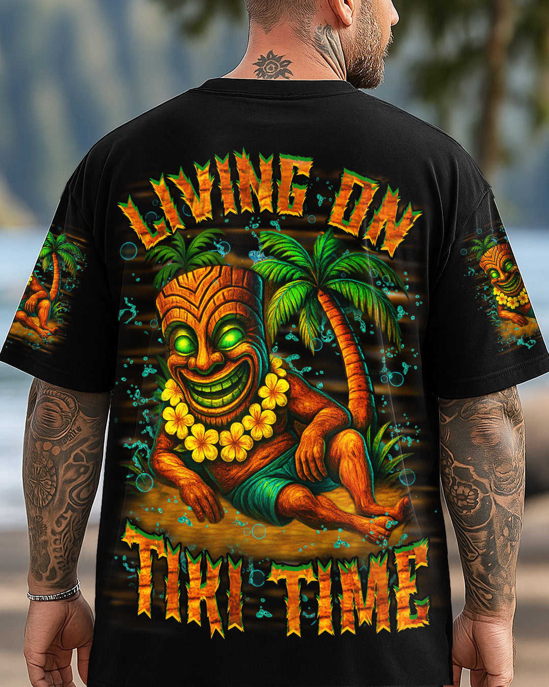 BLISSCORNERS LIVING ON TIKI TIME ALL OVER PRINT