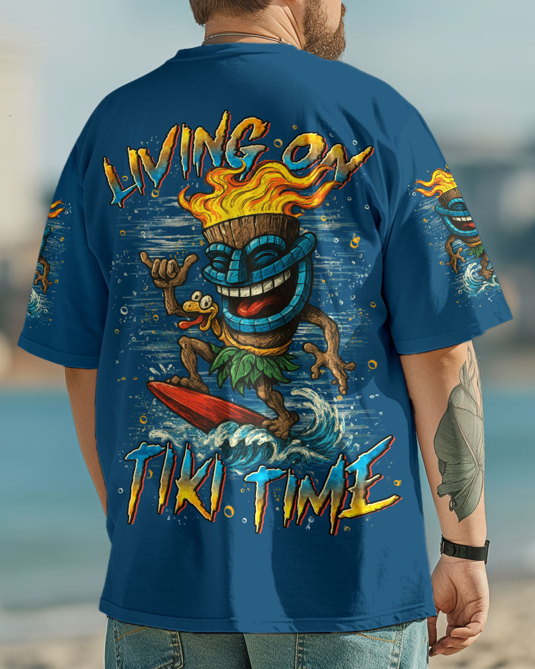 BLISSCORNERS LIVING ON TIKI TIME ALL OVER PRINT