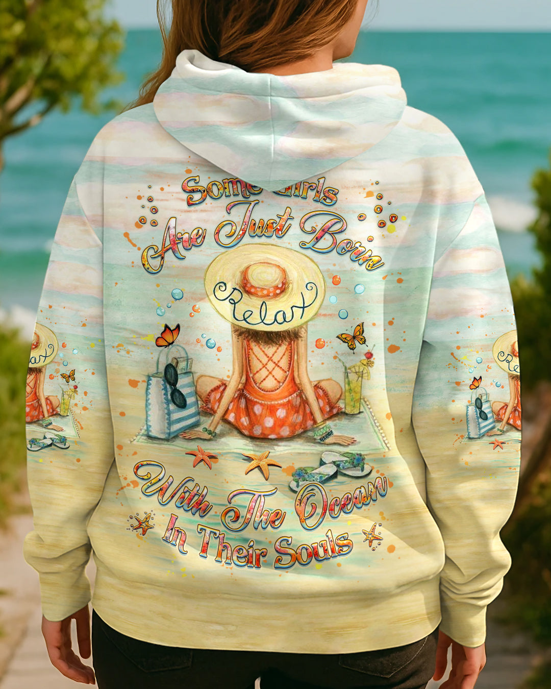 BLISSCORNERS SOME GIRLS ARE JUST BORN ALL OVER PRINT