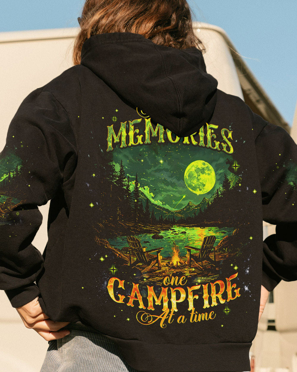 BLISSCORNERS MAKING MEMORIES ONE CAMPFIRE AT A TIME ALL OVER PRINT