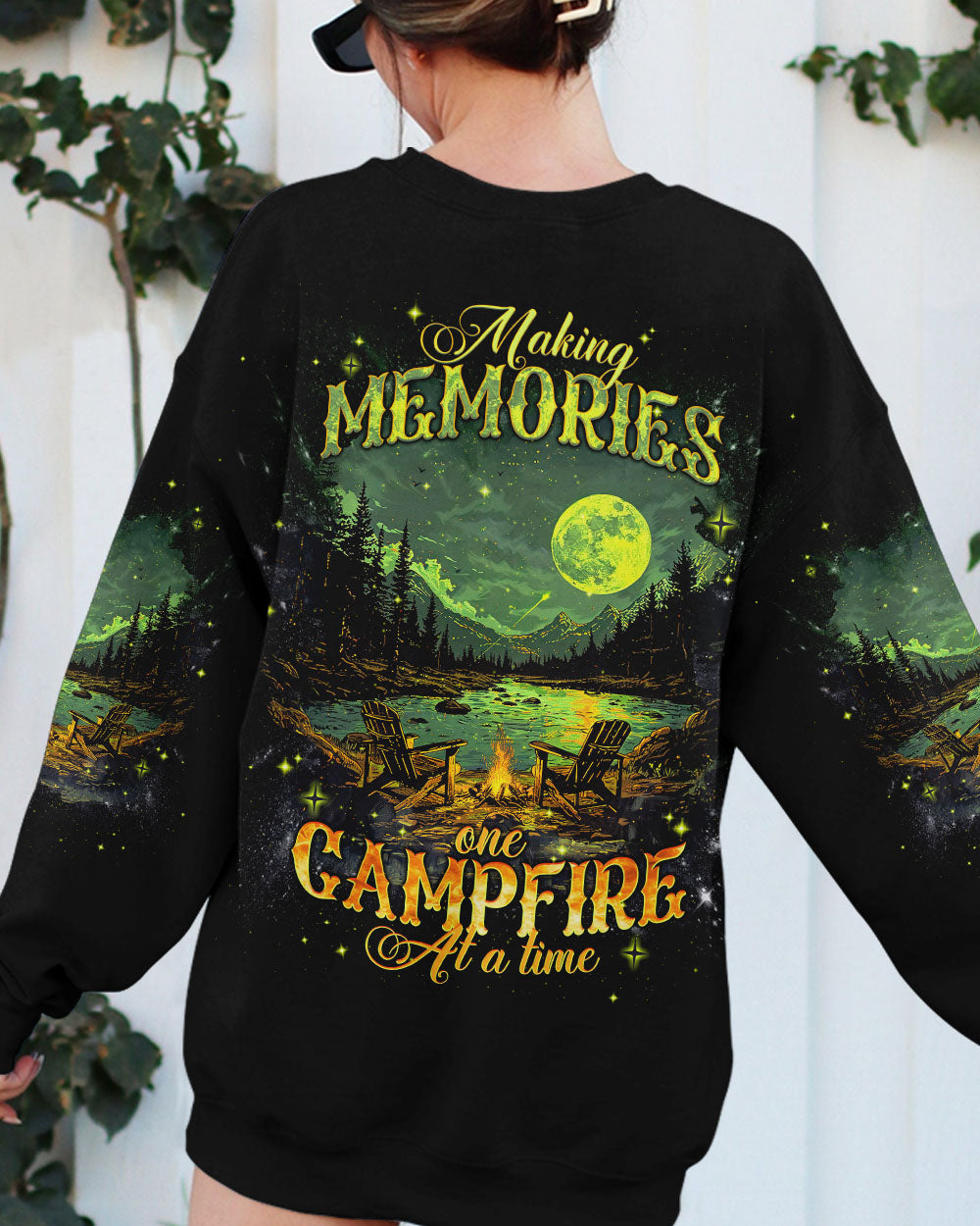BLISSCORNERS MAKING MEMORIES ONE CAMPFIRE AT A TIME ALL OVER PRINT
