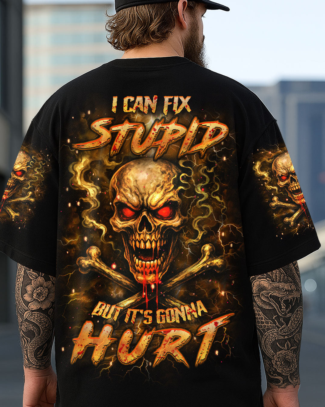 BLISSCORNERS I CAN FIX STUPID BUT IT'S GONNA HURT ALL OVER PRINT