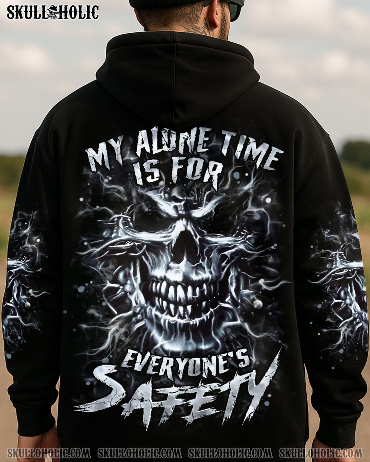 BLISSCORNERS MY ALONE TIME IS FOR EVERYONE'S SAFETY ALL OVER PRINT