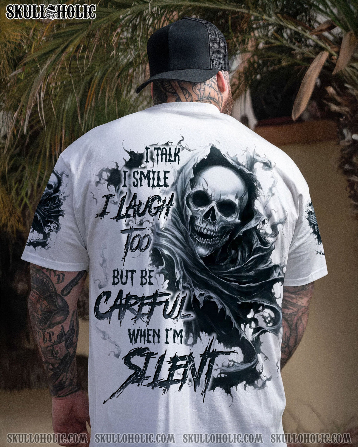 BLISSCORNERS BE CAREFUL WHEN I M SILENT ALL OVER PRINT