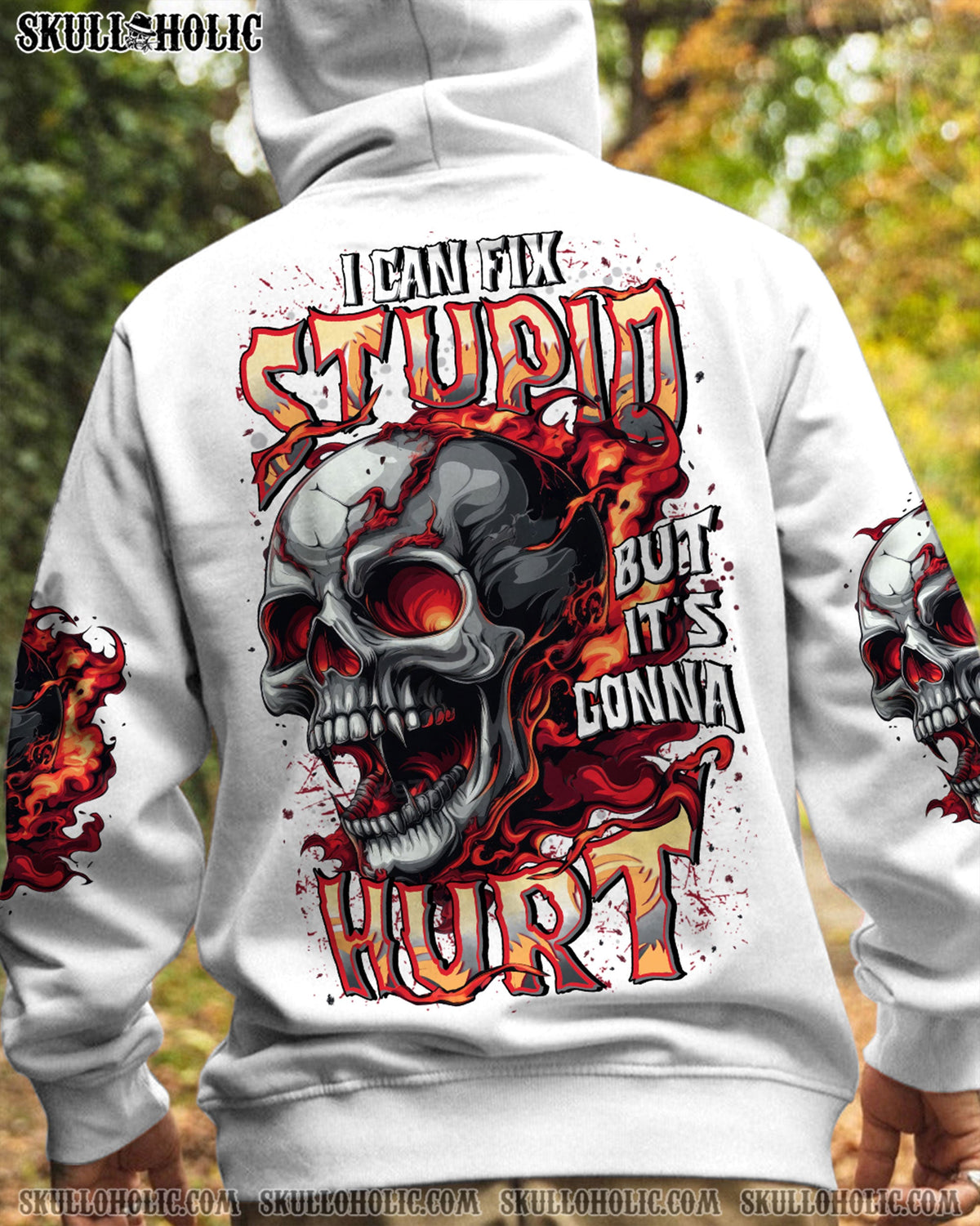 BLISSCORNERS I CAN FIX STUPID BUT IT'S GONNA HURT ALL OVER PRINT