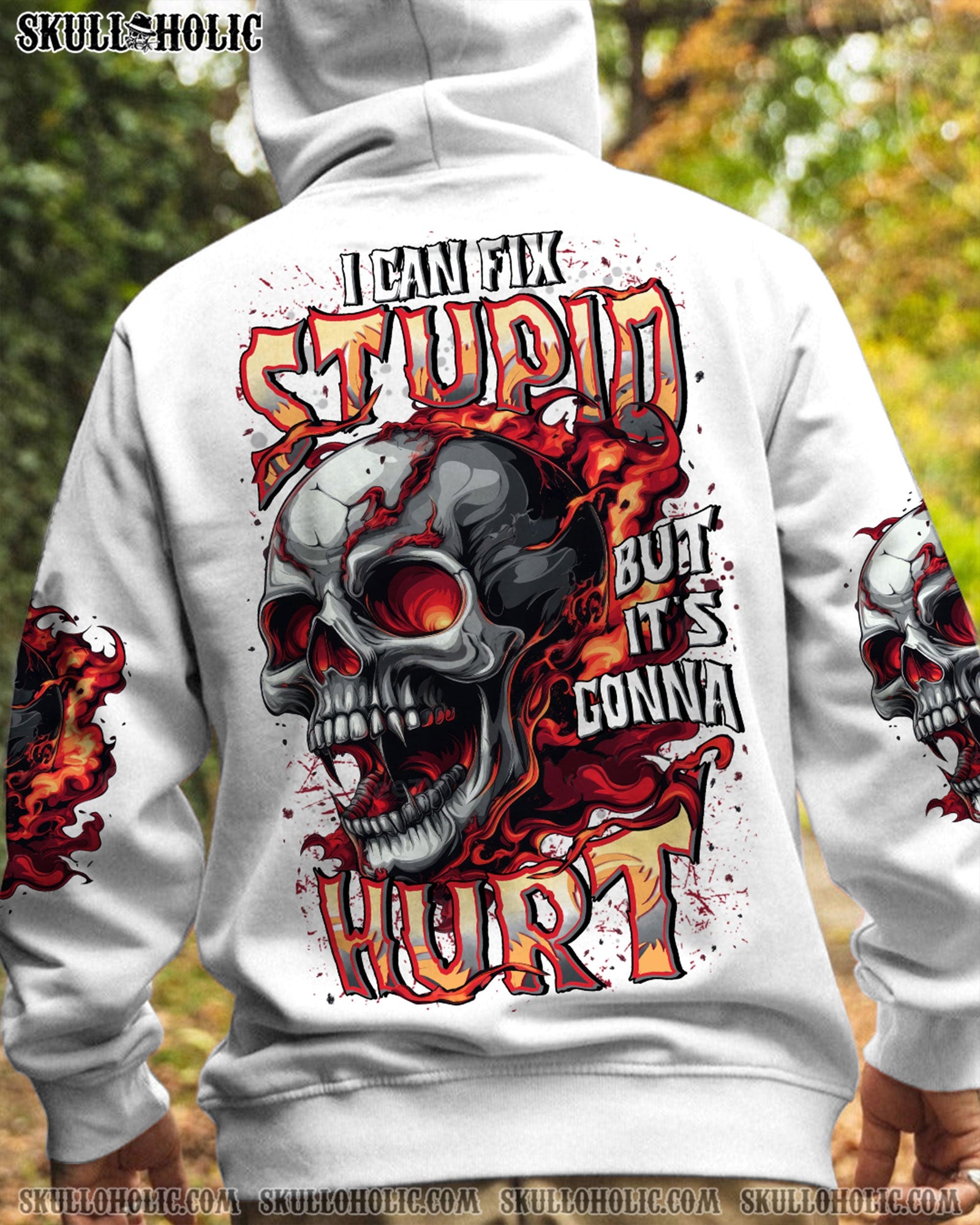 BLISSCORNERS I CAN FIX STUPID BUT IT'S GONNA HURT ALL OVER PRINT