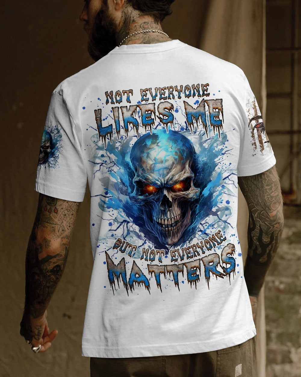 BLISSCORNERS NOT EVERYONE LIKES ME SKULL ALL OVER PRINT