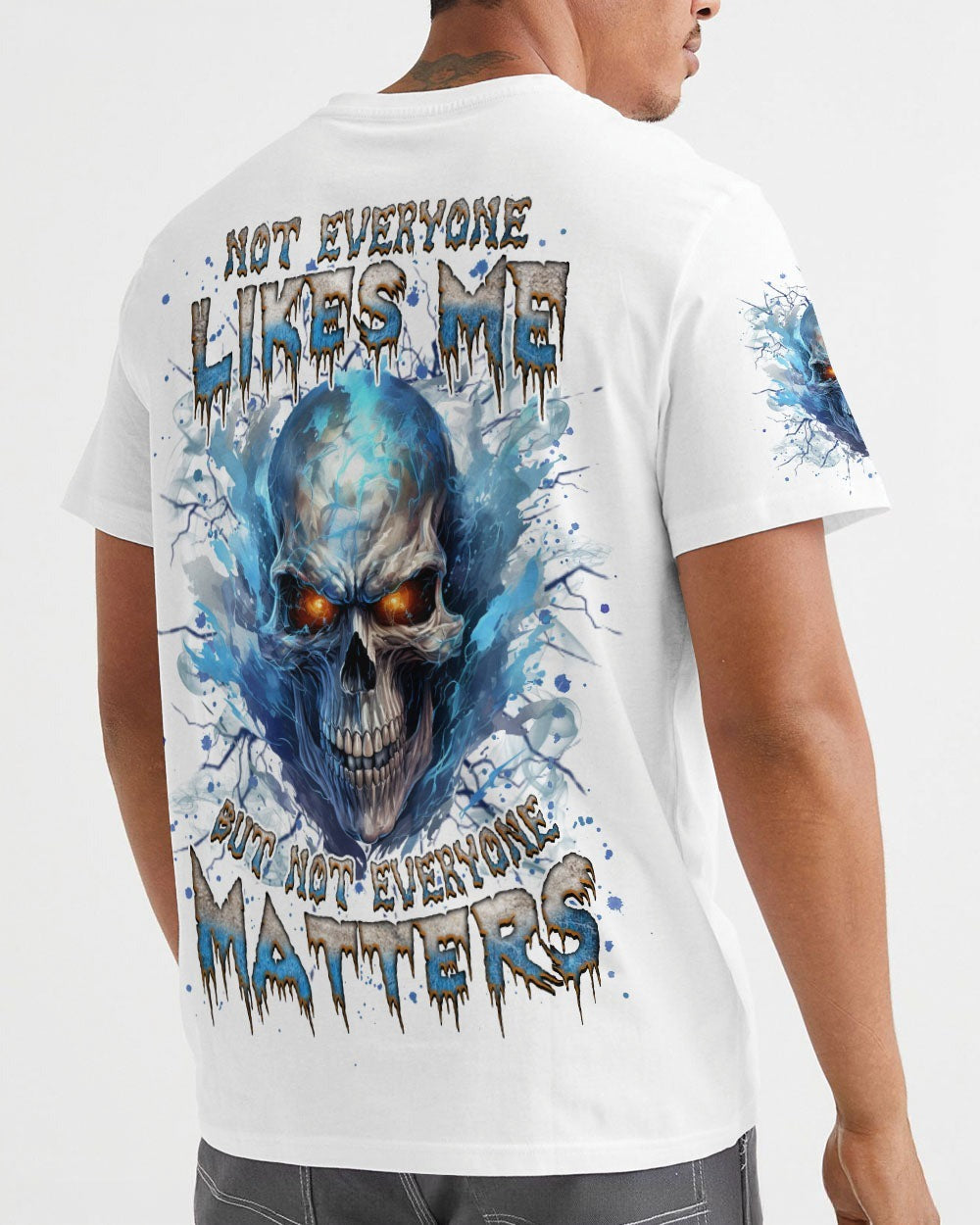 BLISSCORNERS NOT EVERYONE LIKES ME SKULL ALL OVER PRINT