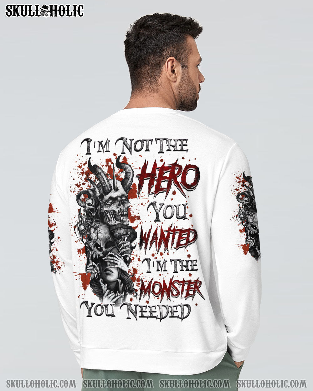 BLISSCORNERS I'M NOT THE HERO YOU WANTED ALL OVER PRINT
